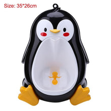 Load image into Gallery viewer, Children Stand Boy Penic PeeBaby Vertical Urinal Babies Boys Potty Urinal InfantToilet Training Frog Penguin Animal Shape Kids
