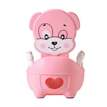 Load image into Gallery viewer, Portable Baby Pot For Children Potty Toilet Seat Kids Potty Training Infant Cartoon Bedpan Comfortable Backrest Toilet Bowl Pots

