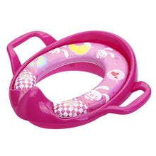 Load image into Gallery viewer, Baby Toilet Potty Seat Children Potty Safe Seat With Armrest for Girls Boy Toilet Training Outdoor Travel Infant Potty Cushion
