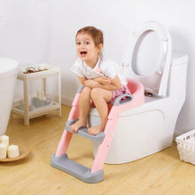 Load image into Gallery viewer, Folding Children&#39;s Pot Baby Boy Children&#39;s Potty Urinal for Boys with Step Stool Ladder Portable Baby Potty Toilet Training Seat
