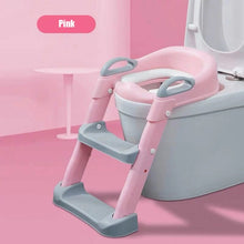 Load image into Gallery viewer, Folding Children&#39;s Pot Baby Boy Children&#39;s Potty Urinal for Boys with Step Stool Ladder Portable Baby Potty Toilet Training Seat
