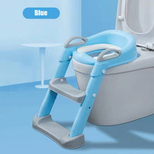 Load image into Gallery viewer, Folding Children&#39;s Pot Baby Boy Children&#39;s Potty Urinal for Boys with Step Stool Ladder Portable Baby Potty Toilet Training Seat

