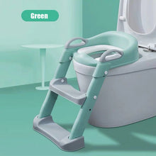 Load image into Gallery viewer, Folding Children&#39;s Pot Baby Boy Children&#39;s Potty Urinal for Boys with Step Stool Ladder Portable Baby Potty Toilet Training Seat
