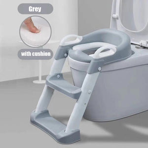 Folding Children's Pot Baby Boy Children's Potty Urinal for Boys with Step Stool Ladder Portable Baby Potty Toilet Training Seat