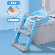Load image into Gallery viewer, Folding Children&#39;s Pot Baby Boy Children&#39;s Potty Urinal for Boys with Step Stool Ladder Portable Baby Potty Toilet Training Seat
