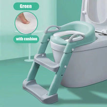 Load image into Gallery viewer, Folding Children&#39;s Pot Baby Boy Children&#39;s Potty Urinal for Boys with Step Stool Ladder Portable Baby Potty Toilet Training Seat

