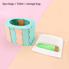 Load image into Gallery viewer, Portable Baby Potty Toilet Seat Car Outdoor Travel Camping Kids Potty Training Seat Children's Folding Potty Toilet
